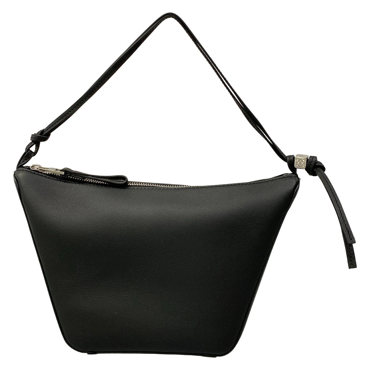 LOEWE Hammock Hobo Bag Mini Black Classic Calf Handbag