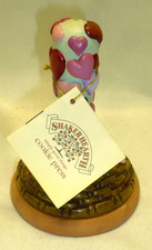 Wilton Shaker Hearth Basket Kształt serca Prasa do ciasteczek Stempel Terra Cotta Uchwyt