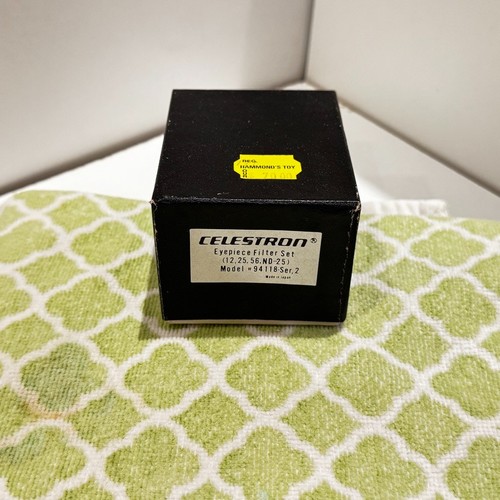 Vintage Celestron Telescope Filter Set #56 #12 #25 ND .6 Japan 1.25" w/ Box