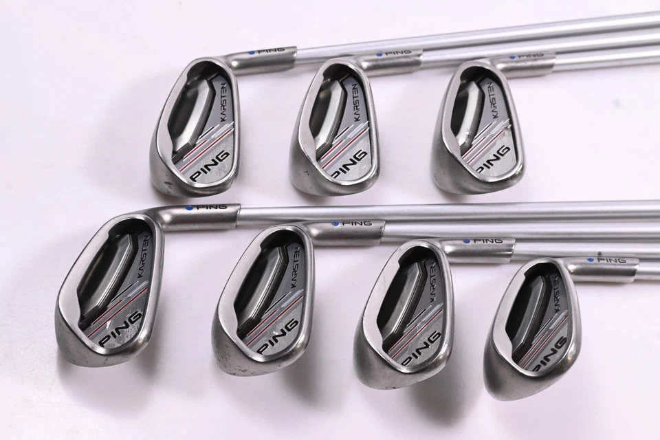 Ping Karsten 2014 Irons / 5-PW+SW / Blue Dot / Senior Flex Ping KS 401 Shafts - Image 2 of 4