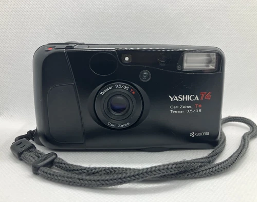 Appareil photo argentique 35 mm Yashica T4 Carl Zeiss Tessar Kyocera
