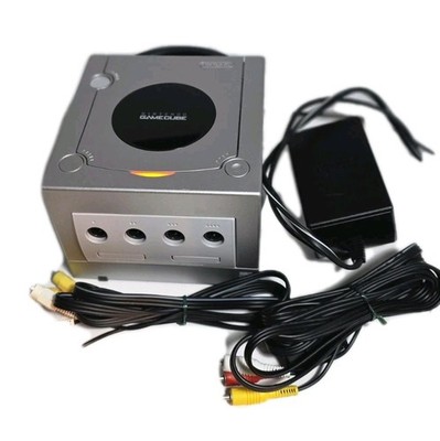 Nintendo GameCube System DOL-001 Black w/Power Adapter & Jack's.Excellent Tested