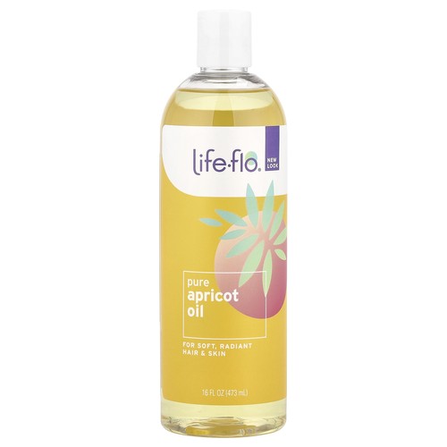 Life Flo Health Pure Apricot Oil Skin Care 16 fl oz 473 ml Hexane-Free, Not