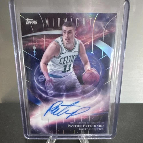 Topps Midnight Stroke of Midnight Autograph Payton Pritchard Celtics SM-PP