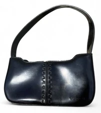 Vintage Y2K GUESS Mini Handbag Purse Faux Patent Leather