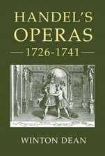 Handel's Operas, 1726-1741 by Winton Dean - 9781843832683