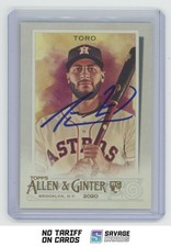 2020 Topps Allen & Ginter Auto Abraham Toro RC #264 Houston Astros