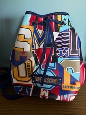 Love Moschino JC4050PP1ZLE170A Graphic Saffiano Bucket Bag