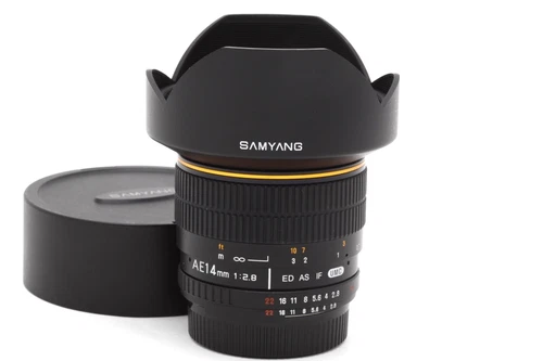 Near Mint Samyang 14mm f2.8 ED AS IF UMC Lens for Nikon F #52695 - product listing photo