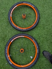 Spank Spoon 32 Wheelset Orange Downhill MTB Mountain Bike 26" Inch Wheels