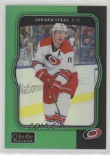 2017-18 O-Pee-Chee Platinum Retro Green 27/49 Jordan Staal #R-44 7fp