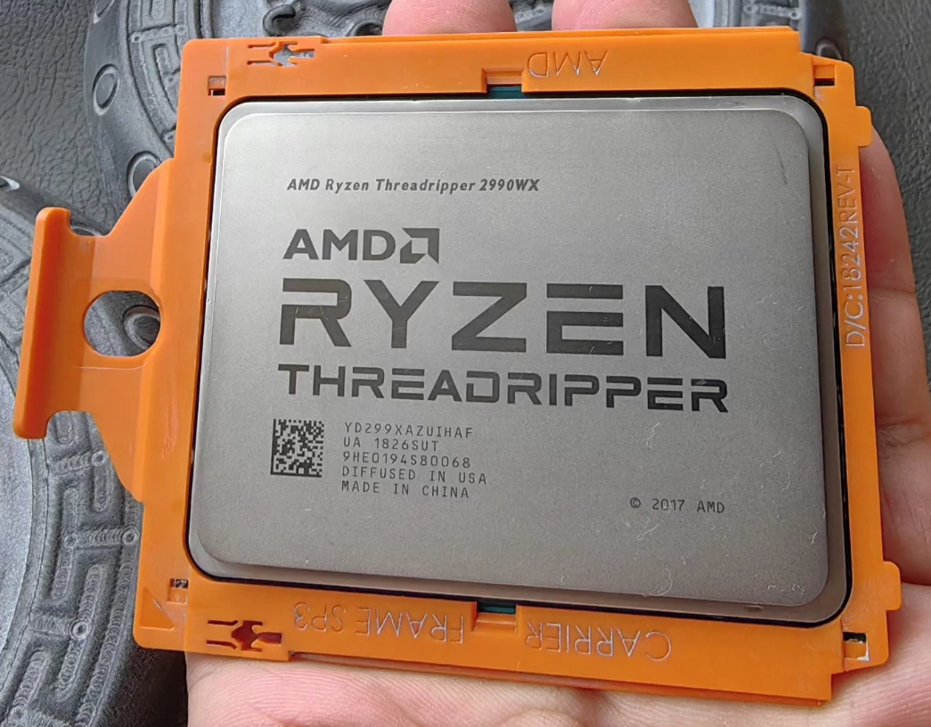 AMD Ryzen Threadripper 2990WX 32-Core 64-Threads 3.00GHz 250W sTR4