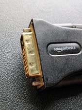 AmazonBasics DVI-D to HDMI Cable, Male-to-Male Adapter, 6ft/1.8m, DVI to HDMI