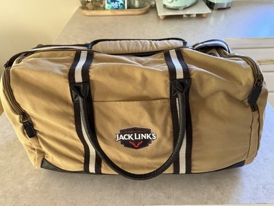 Tan Canvas Duffel Bag Jack Links Promotional Heritage Collection Large