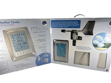 ESTATE LA CROSSE Weather Center WS-2308 Atomic Time Wind Rain PLEASE READ