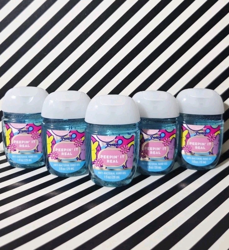 バスアンドボディワークス peepsキーホルダーとハンドサニタイザー Bath and Body Works Peeps Pocketbac Hand Sanitizer x 5 | eBay