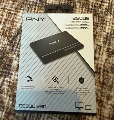 PNY CS900 250GB 2.5'' SATA III Internal SSD 535MB/s SSD7CS900-250-RB