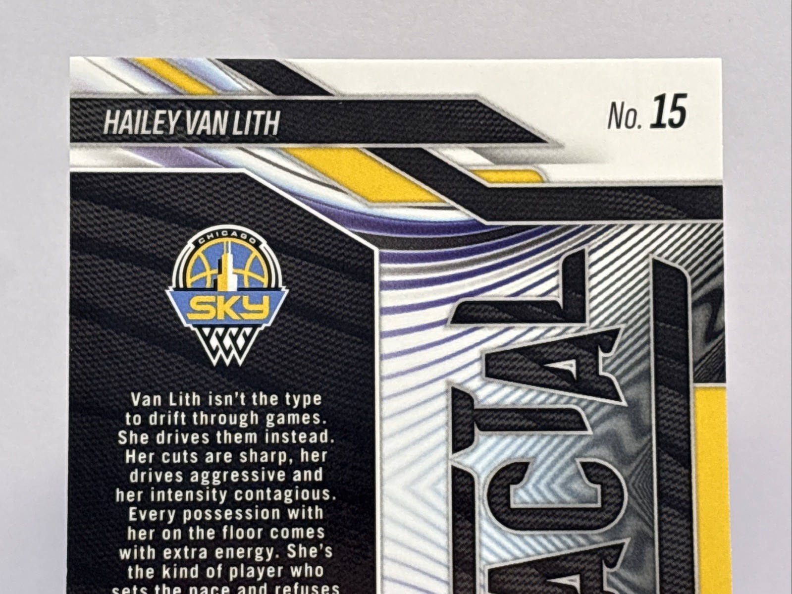 2025 Panini Prizm WNBA Hailey Van Lith Fractal RC Chicago Sky #15 thumbnail 6
