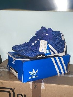 Adidas Monaco GP Good Year Racing Vintage F1 Blue Rare Deadstock OG Shoes Size 10
