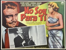 BUT NO FOR ME CLARK GABLE MEXICAN LOBBY CARD 1959