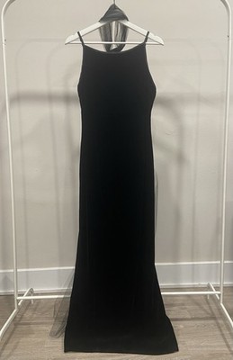 Vintage Y2k 90s Kathlin Argiro Women s Black Dress Velvet Whimsigoth Vampy Goth