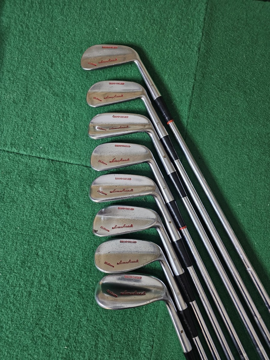 Wilson Sam Snead Championship Iron Set / 2 - 9 Irons /Steel