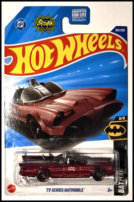 Hot Wheels Red Classic TV Series Batmobile 103/250 2025 | eBay