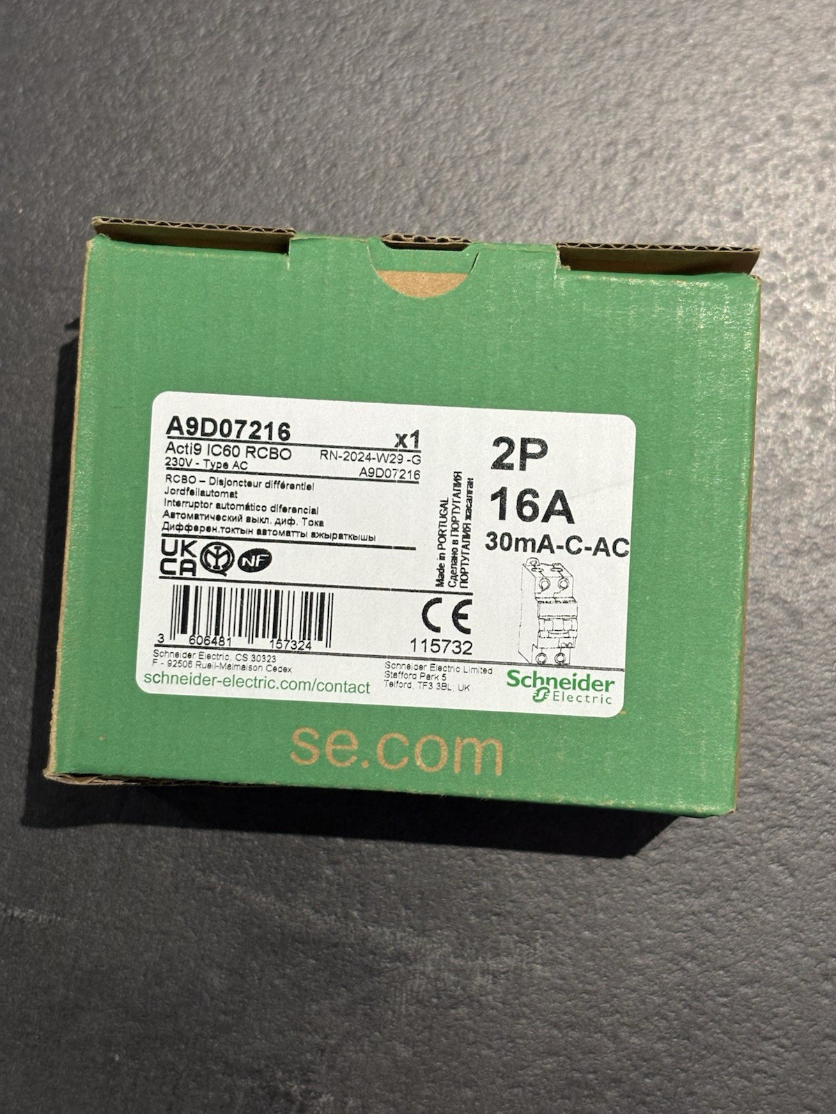 Disjoncteur différentiel Schneider 30mA pour sécuriser vos circuits de maison