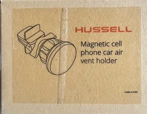 Magnetic Cell Phone Car Air Vent Holder Mount NEW Hussell Accessory Free Ship - Zdjęcie 4 z 4