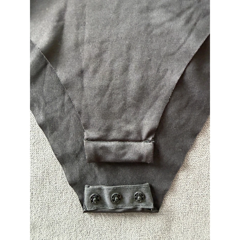 Zara Lace Bodysuit Womens S Black Goth Elegant Night Out Whimsigoth Holiday - Image 4 of 4