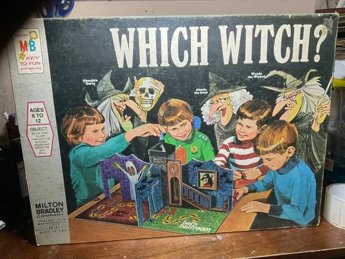 Vintage 1970 WHICH WITCH? Board Game - Milton Bradley RARE  PLZ Read