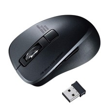 Wireless Mouse 2.4GHz Blue LED 5-button Compact Black MA-WBL153BK