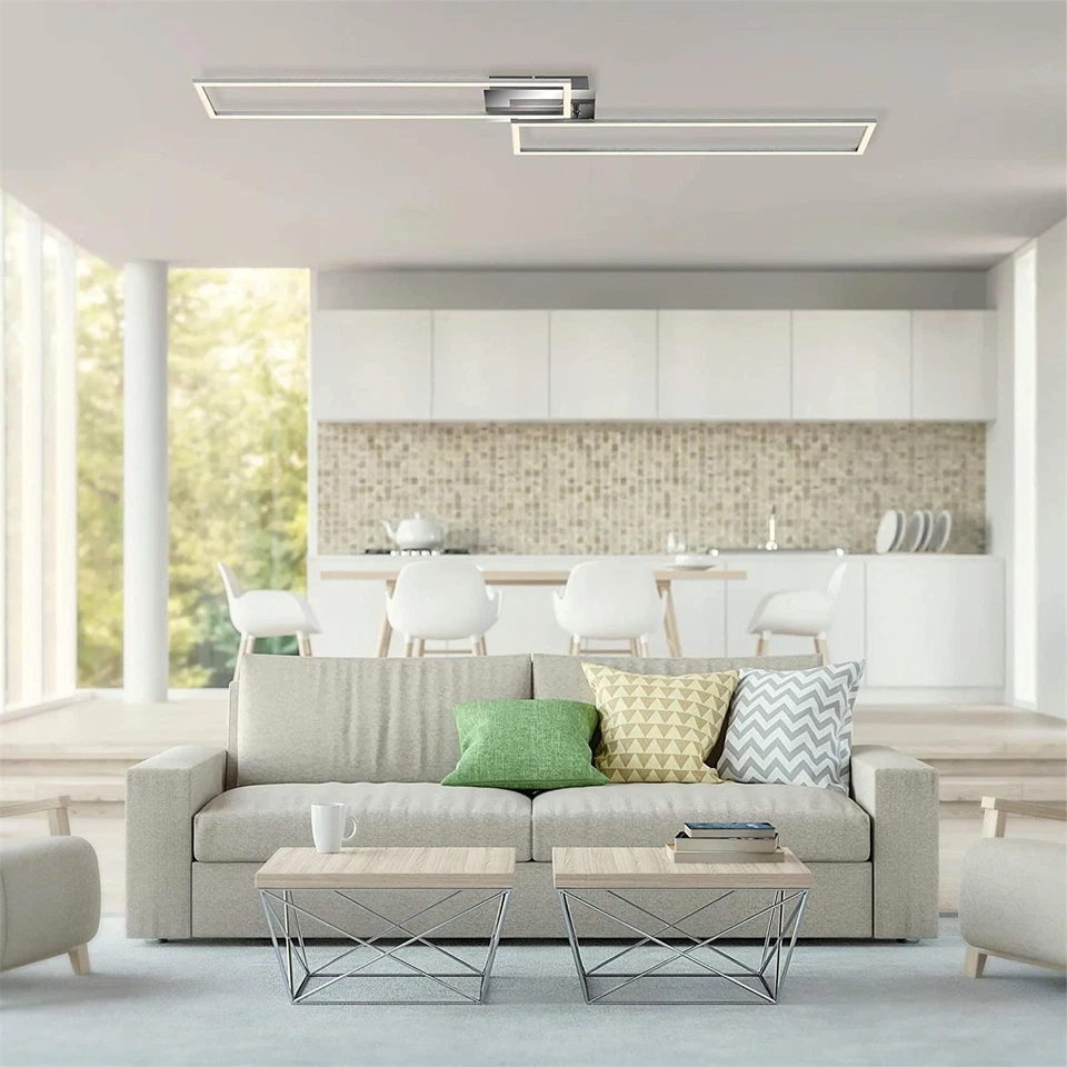 Deckenleuchte Briloner LED 40W Frame Smart Home Fernbedienung CCT Dimmbar Decken - Bild 4 von 4