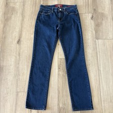 Lucky Brand Women  s Skinny Jeans Blue Dark Wash Mid Rise 5-Pocket size 6/28
