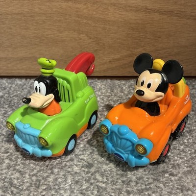 V Tech Toot Toot Go Go Smart Wheels Mickey Mouse and Goofy Cars Tow Truck
