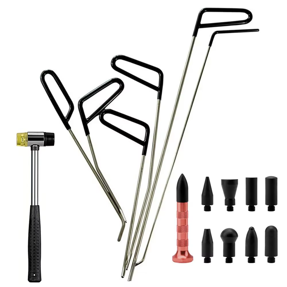 Paintless Dent Repair Rod Kit Car Body Hail Removal Tool Stainless Steel UK