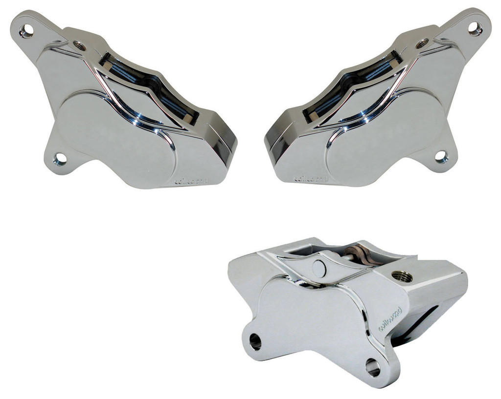 WILWOOD 8499 HARLEY DAVIDSON FRONT (2)& REAR MOTORCYCLE BRAKE CALIPERS,POLISHED eBay