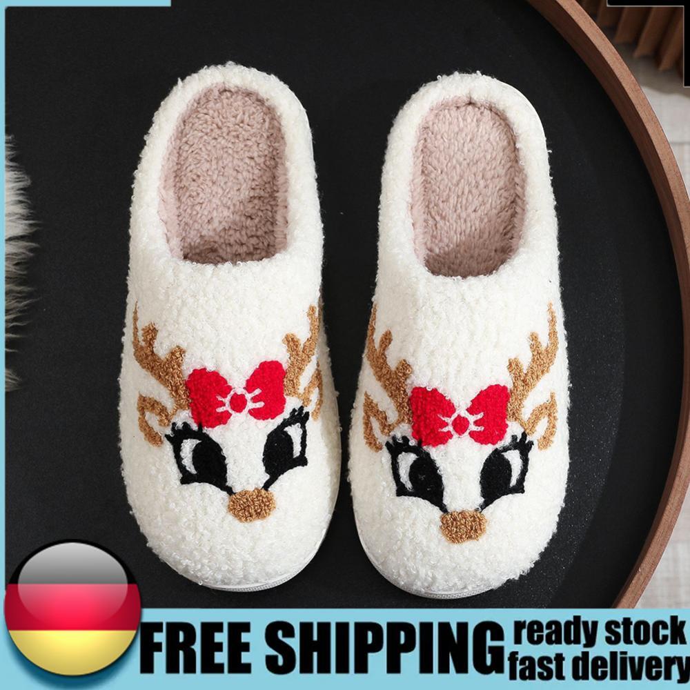 APL TOYERA renna fuzzy pantofole da interno cartone animato Pl?sch dita chi Haussch