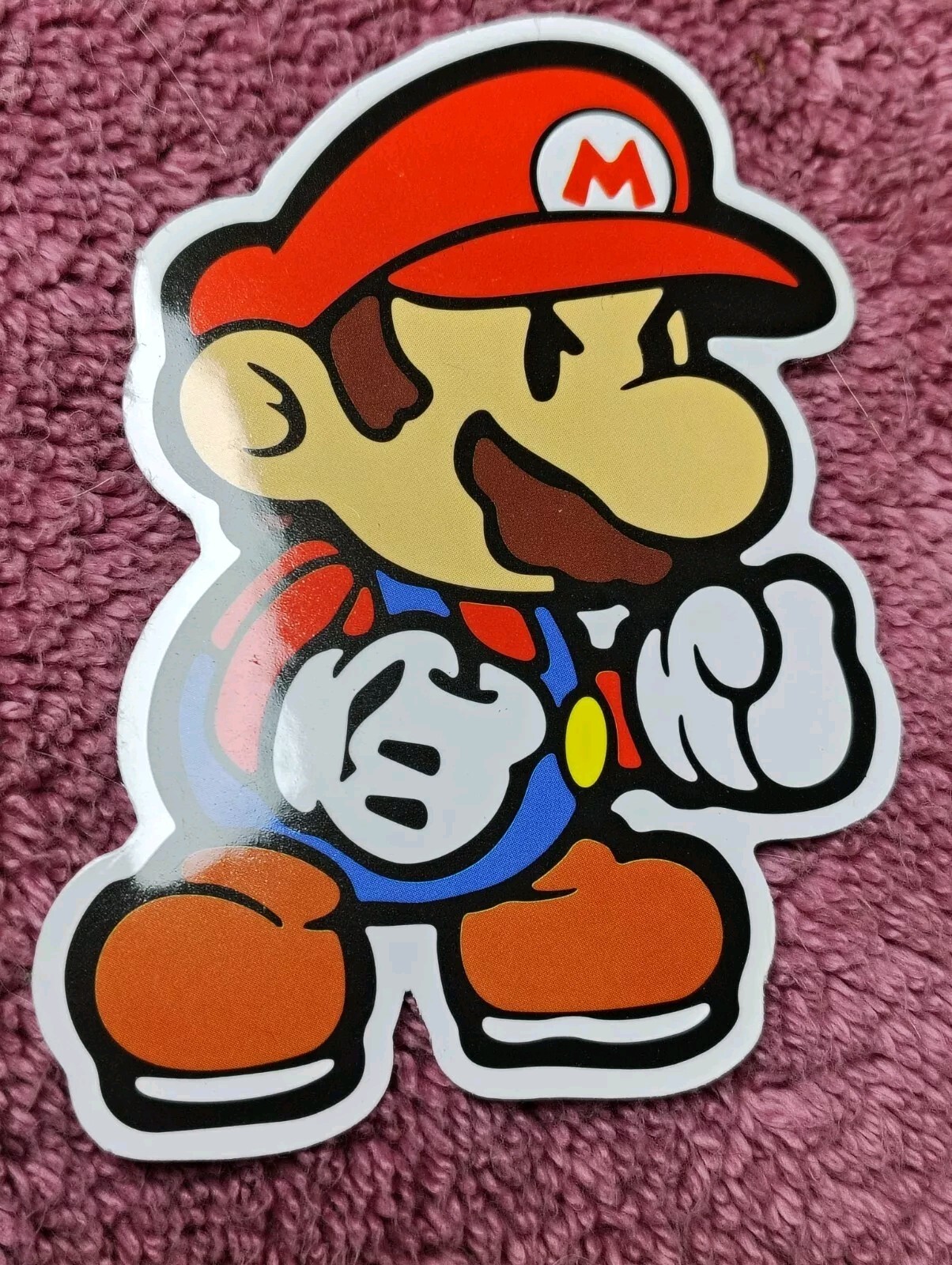 Mario Sticker Decal Cartoon Super Mario Bros - Nintendo 3.25" Shineko