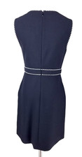 NWT Diane von Furstenberg Womens Size 4 Black White Leelou Dress MSP $398
