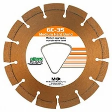 MK Diamond Early Entry Diamond Blade 6 3/8" Medium Aggregate