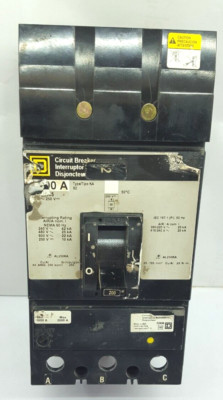 SQUARE D 200 AMPS 3 POLIGER SCHUTZSCHALTER 250KA 250V / GETESTET OK