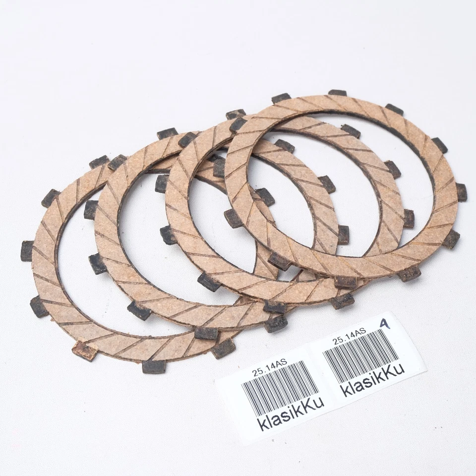 适合川崎 KE100 KH100 KM100 KD80 AR50 AR80 G4TR 离合器摩擦盘 4 件 — 第 2/4 张图片