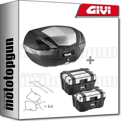 GIVI CASE V47NT + SIDE-CASES TREKKER TRK46N HONDA NC 750 S 2016 16 2017 17