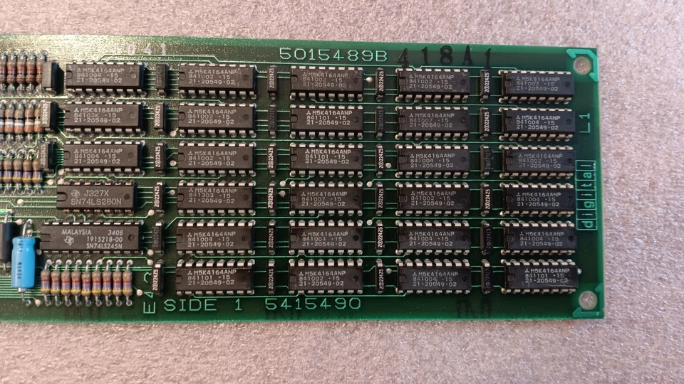 DEC Digital Rainbow PC-100 Memory Extension Board 54-15490 - Image 3 of 4