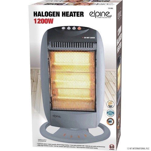Fine Elements HEA1004 1200W Halogen Heater - White for sale online | eBay