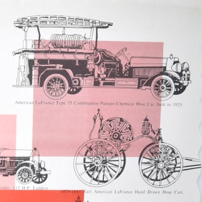 1968 Earl LaFrance Steam Pumper Type 75 17 Pumper-Chemical Hose Car Knox Car