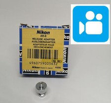 🎦VIDEO👀✨Almost Unused✨ Nikon release adapter AR8 AR-8 for F F2 Nikkormat JAPAN