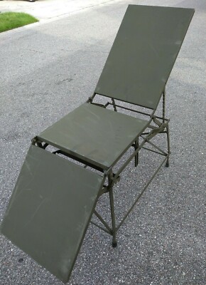 Military Army Field First Aid Operating Table Bed Metal Folding ...