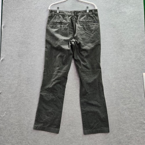 Volcom Men Jeans 32 Green Denim Pockets Mid Rise Polyester Cotton 30 in Inseam - Picture 10 of 13